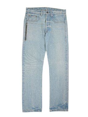 Mr. Completely Side-Zip Straight Jeans in Light Wash
